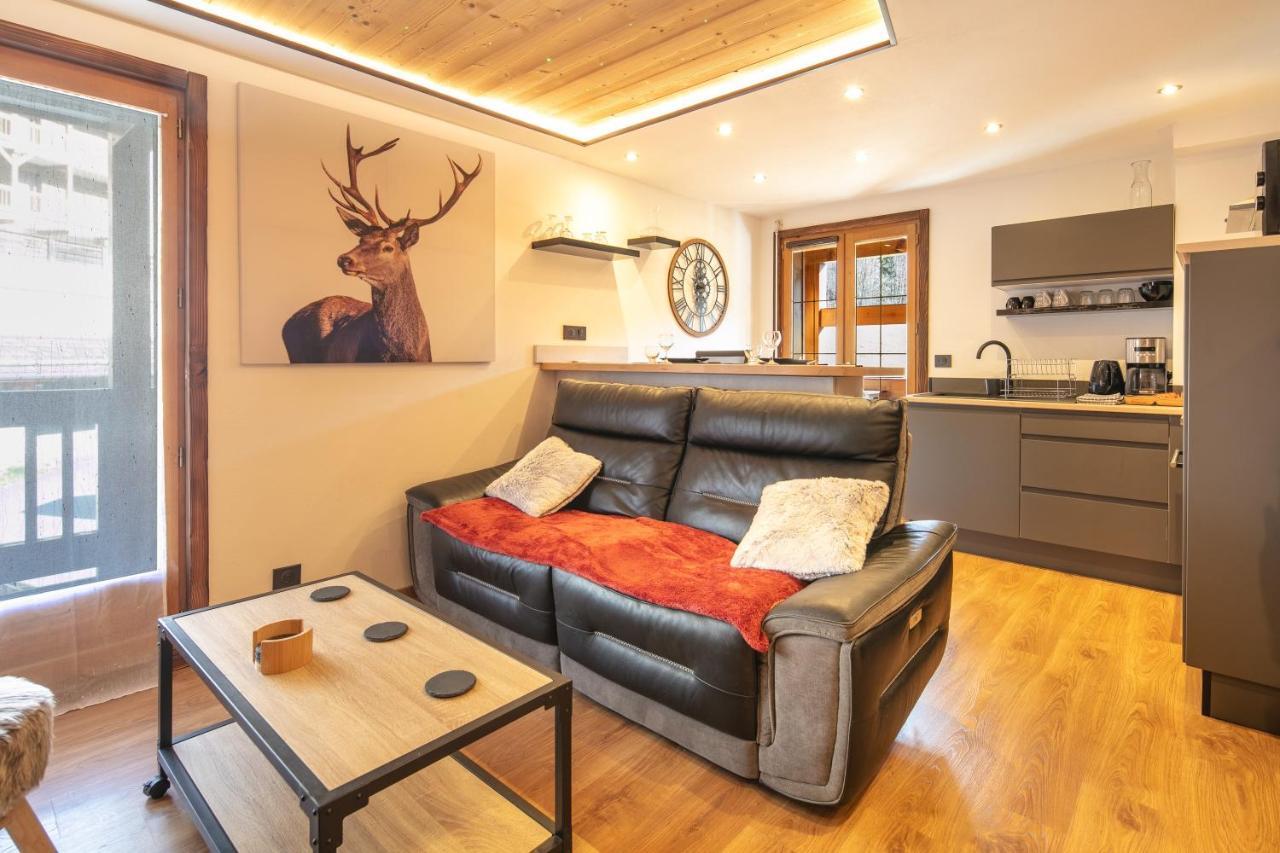 Le Cerf Des Alpages - Appt Cosy Pour 2 Apartment La Giettaz Exterior photo